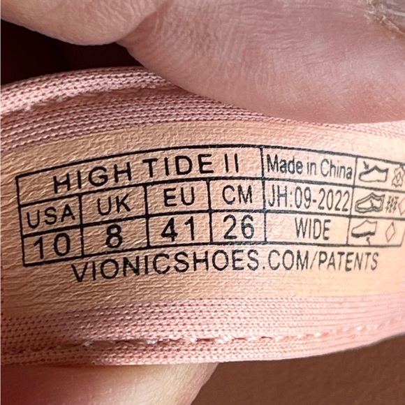 Vionic High Tide II platform flip Flops pink - Picture 6 of 7